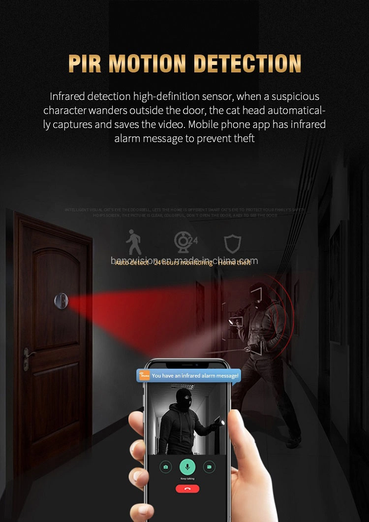 Banovision Support Tuya APP Visual Interphone Door Bell 4.3/ 7 Inch Smart Video Doorbell Intercom System Smart Security System